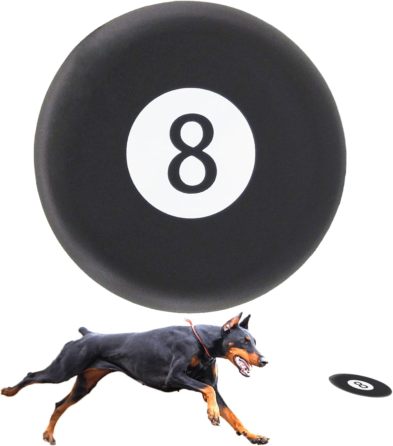 Dog Flying Disc Lightweight, Pets Dog Flying Disc, Floating Water Dog Toy, Dog Launchers Toy, The Best Gift for Your Lovely Pet (Black)