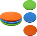 Dog Flying Disc - Pack of 3 Pet Frisbees + Durable Outdoor Dog Toys for Training and Exercise - Interactive Fetch Discs - Blue, Green, and Orange Colors