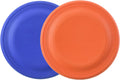 Dog Flying Disc (2 Pack) - Durable Rubber Flying Disc Dog Toy - 9.25" Indestructible Rubber Dog Flying Disc - Puncture Resistant & Bite Resistant Extremely - for Medium Large Dogs
