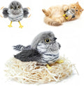 Flapping Bird Cat Toy, Small & Lightweight Catnip Toy for Cats, Interactive Cat Toy with Motion & Chirping Sound for Indoor Cats, Cuckoo Flappy Bird Cat Toy