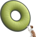 Dog Flying Disc, 10" Soft Dog Toys for Medium & Large Dogs, Waterproof & Bite-Resistant, Safe on Teeth, Anti-Dust, Wear-Resistant Dog Outdoor Water Toy, Great for Fetch Training (Green)